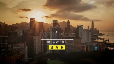 50种现代设计字幕条文字标题动画FCPX插件mLowers Bar