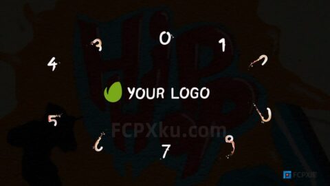 Liquid Alphabet FCPX插件字母数字液体动画与LOGO片头