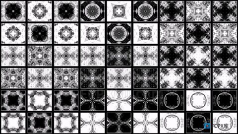 Hypnotic Backgrounds FCPX插件抽象催眠图案风格循环动画背景素材