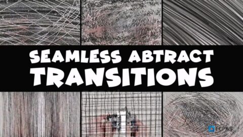 Seamless Abstract Scribble Transitions FCPX插件6组抽象涂鸦元素过渡转场动画