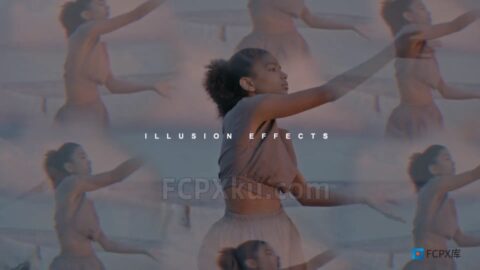 Illusion Effects FCPX插件20种幻觉梦幻效果特效预设