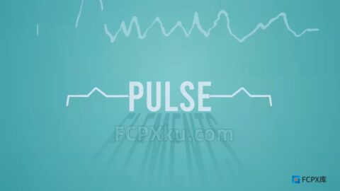 Electro Pulse Elements FCPX插件脉冲电子脉搏图形动画
