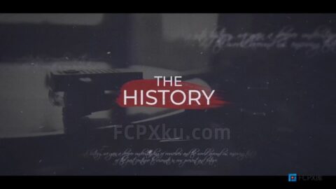 History Timeline FCPX插件历史时间表宣传视频