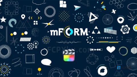 mForm FCPX插件150种MG动态图形动画特效元素