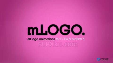 mLogo FCPX插件30种LOGO标志动画视频片头动画