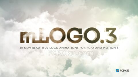mLogo3 FCPX插件30种LOGO动画标志演绎视频片头