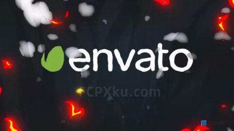 Fire Logo Opener FCPX插件手绘火焰效果视频片头