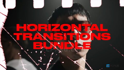 89种不同风格视频转场转场预设FCPX插件Horizontal Transitions Bundle