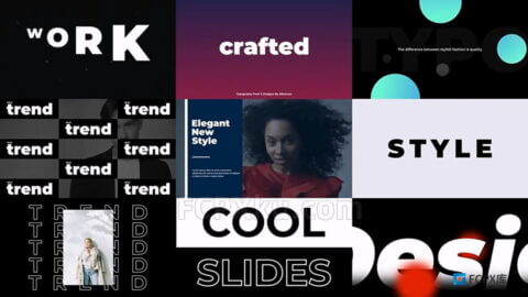 9种排版文字标题动画4K分辨率FCPX插件Typography Titles 1.0