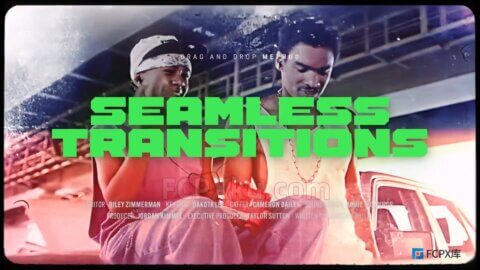 10种快速移动平移动态模糊无缝过渡视频转场效果FCPX插件Seamless Transitions