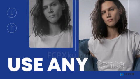 创意时尚幻灯片宣传视频动画模板FCPX插件Creative Fashion Slideshow