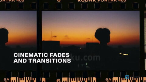 6种电影淡入淡出效果视频转场特效FCPX插件Cinematic Fades Transitions