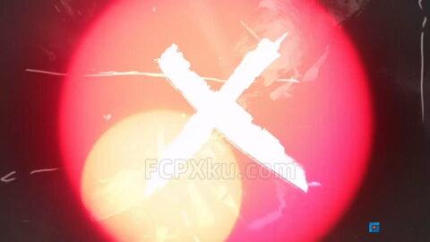6种电影损伤胶片污渍叠加转场过渡FCPX插件Film Damage Transitions