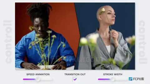 多屏转场双分屏动画效果FCPX插件Multiscreen Transitions V2