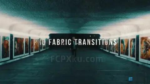 Fabric Transitions FCPX插件20种织物纹理叠加动画视频转场效果