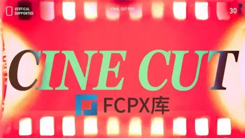 15种胶片闪光转场动画适配宽竖屏视频FCPX插件Cine Cut Transitions
