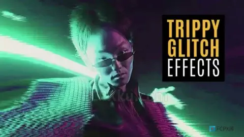 Trippy Glitch Effects FCPX插件迷幻信号故障干扰特效效果