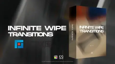 Camera Wipe Transitions FCPX插件40种摄像机镜头摇晃移动擦除视频转场预设