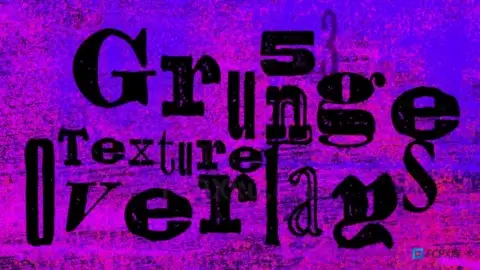 Grunge Texture Overlays FCPX插件50组粗粝感脏污刮擦痕迹街头艺术风格纹理叠加