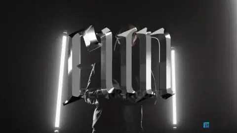 Chrome Typography FCPX插件镀铬字母与数字文字动画效果