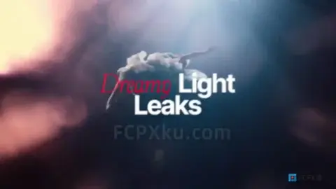 Dreamy Light Leaks FCPX插件25种梦幻般漏光光效转场特效