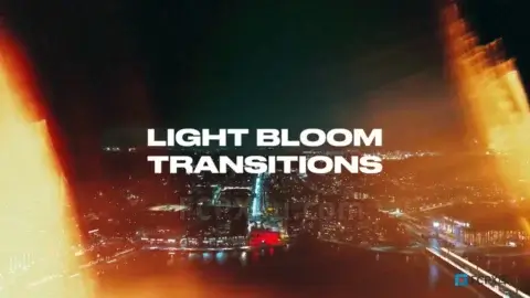 Light Bloom Transitions FCPX插件20组镜头光晕效果视频转场特效动画