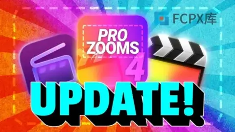 Pro Zooms 4.1.1 FCPX插件专业摄像机运动与缩放变焦控制工具