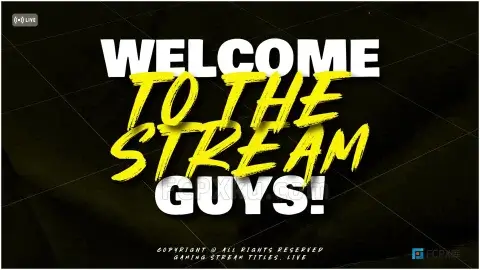 ‌Gaming Stream Titles FCPX插件游戏直播视频编辑文字标题‌动画